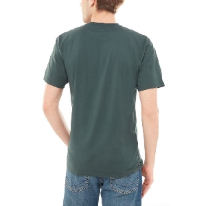 Vans textile tee shirt classic darkest spru vert3360701_2