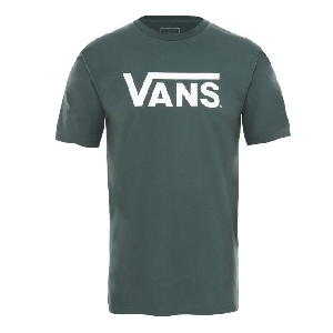 Vans textile tee shirt classic darkest spru vert3360701_3