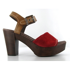 Paula urban nu pieds et sandales 38-5 rouge9159001_1