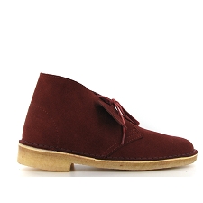 Clarks originals bottillons desert boot bordeaux9688803_1