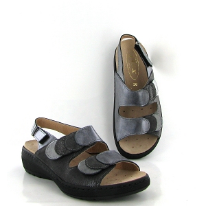 WAVELTLAC R3409 GISELE 2:Cuir/Gris