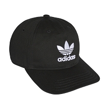 Adidas textile casquette trefoil cap noir9911702_1