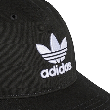 Adidas textile casquette trefoil cap noir9911702_3