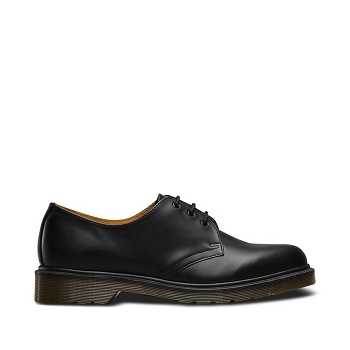 Doc martens derby 1461 pw black smooth 10078001 noirA073601_1