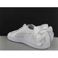 Puma sneakers basket bow patent blancA146502_3