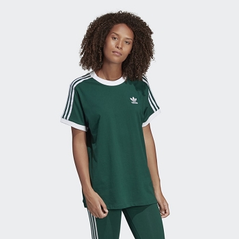 Adidas textile tee shirt 3 stripes tee cgreen dv2590 vertA180901_1