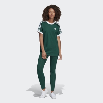 Adidas textile tee shirt 3 stripes tee cgreen dv2590 vertA180901_4