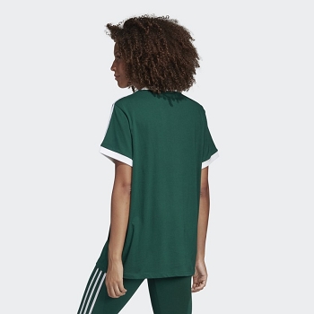 Adidas textile tee shirt 3 stripes tee cgreen dv2590 vertA180901_6