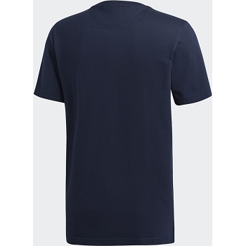 Adidas textile tee shirt outline tee bleuA190501_2