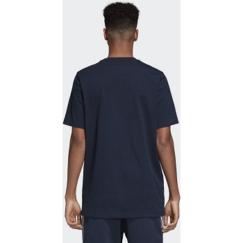 Adidas textile tee shirt outline tee bleuA190501_4