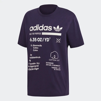 Adidas textile tee shirt kaval grp tee violetA190703_1