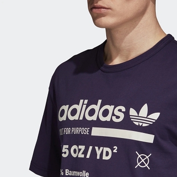 Adidas textile tee shirt kaval grp tee violetA190703_5