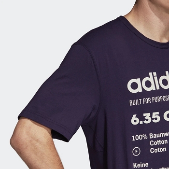 Adidas textile tee shirt kaval grp tee violetA190703_6