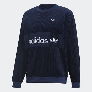 Adidas textile sweat cord sweatshirt ec9317 bleuA207901_1