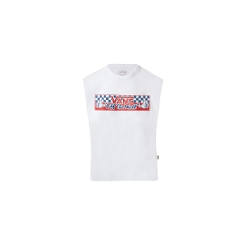 Vans textile tee shirt bmx muscle tank blancA209001_1