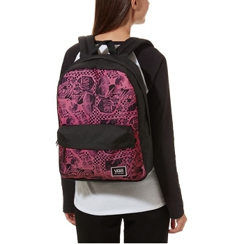 Vans textile sac-a-dos realm classic backpack violetA209201_5