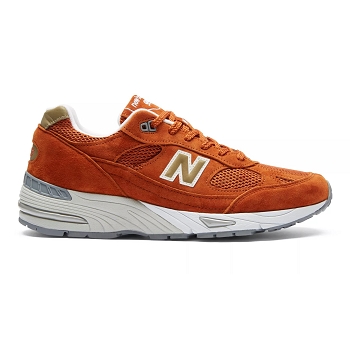 New balance uk usa sneakers m991 burnt orange marronA210401_1