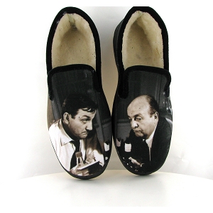 LA MAISON DE L ESPADRILLE 7712 TONTONS FLINGUEURS<br>Noir