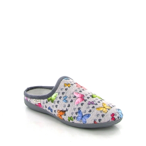 LA MAISON DE L ESPADRILLE 6502 PAPILLONS COEURS<br>Gris