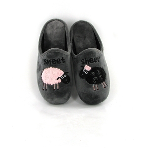 LA MAISON DE L ESPADRILLE 9010 MOUTON<br>Gris