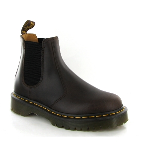 Doc martens bottines et boots 2976 bex dark brown crazy horse 27896201 marronA254201_1