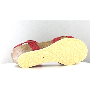 Panama jack nu pieds et sandales julia  cork rougeB097004_4
