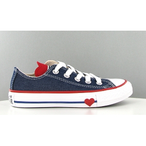 CONVERSE CTAS OX EV DENIM LOVE<br>Bleu