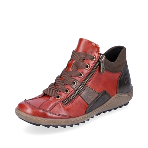  R1481 38:Cuir / Textile/Orange