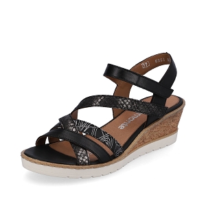 Remonte nu pieds et sandales r6251 02 noirB638501_1