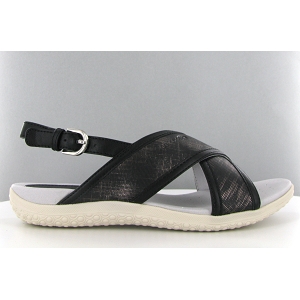  SANDAL D92R6C:Cuir/Noir