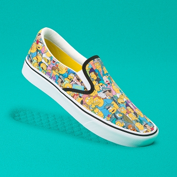  UA COMFYCUSH SLIPON VN0A3WMD1TJ1 SIMPSONS:Textile/Multicolore