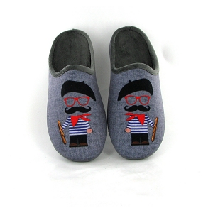 LA MAISON DE L ESPADRILLE 6743 FRANCAIS BAGUETTE<br>Gris