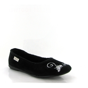 LA MAISON DE L ESPADRILLE 6046 SOURIS<br>Noir