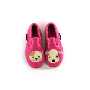 HAFLINGER SLIPPER PETS BONBON<br>Rose