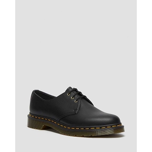 DOC MARTENS VEGAN 1461 BLACK FELIX RUB OFF<br>Noir