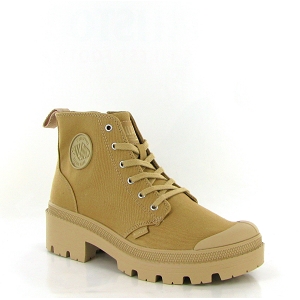 Palladium bottines et boots pallabase twill marronC311101_1