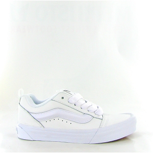 Vans sneakers knu skool leather true white vn0009qcw001 blancC314301_2