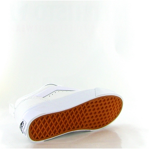 Vans sneakers knu skool leather true white vn0009qcw001 blancC314301_4