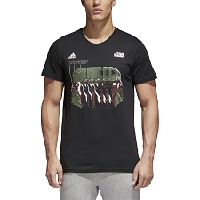 Adidas textile tee shirt boba fett noirD008001_1