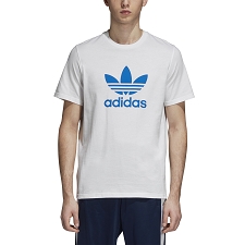 Adidas textile tee shirt trefoil t shirt dh5774 blancD015701_1