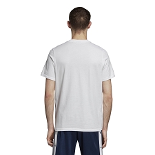 Adidas textile tee shirt trefoil t shirt dh5774 blancD015701_3