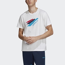 Adidas textile tee shirt palemston tee blancD016301_1