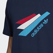 Adidas textile tee shirt palemston tee bleuD016302_3