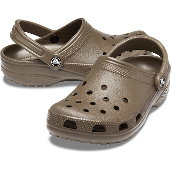 Crocs claquettes classic crocs marronD034306_3