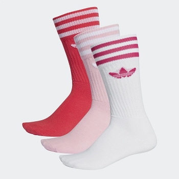 Adidas textile famille solid crew sock dy0383 roseD036901_1