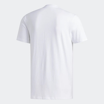 Adidas textile tee shirt caruthers bb t du8355 blancD037601_2