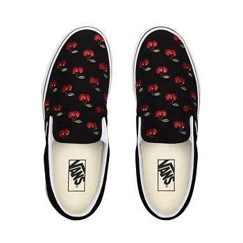 Vans sneakers classic slip on cherries vnoa4u38l6m1 noirD066001_6
