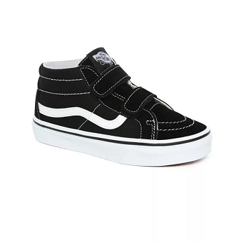 Vans enfant sneakers sk8 reissue v black true white vn00018t6bt1 noirD074401_2