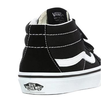 Vans enfant sneakers sk8 reissue v black true white vn00018t6bt1 noirD074401_4