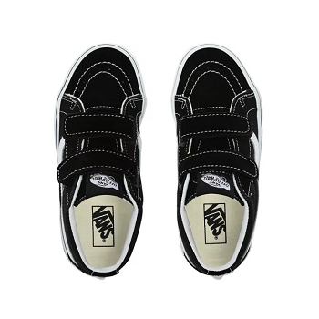Vans enfant sneakers sk8 reissue v black true white vn00018t6bt1 noirD074401_6